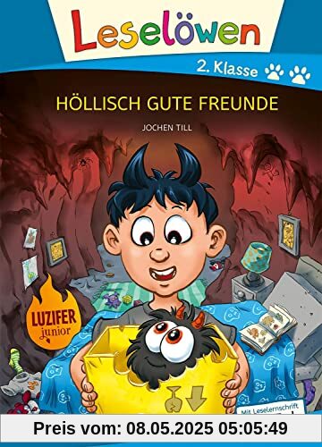 Leselöwen 2. Klasse - Höllisch gute Freunde (Großbuchstabenausgabe): Mit Leselernschrift ABeZeh - Erstlesebuch für Kinder ab 7 Jahren (Luzifer junior)