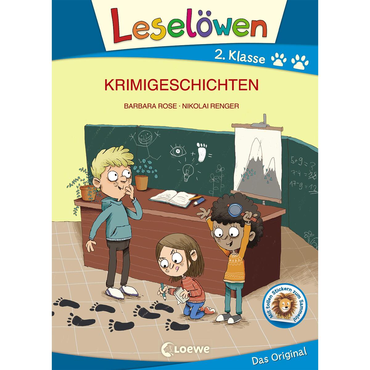 Leselöwen 2. Klasse - Krimigeschichten (Großbuchstabenausgabe) von Loewe Verlag GmbH