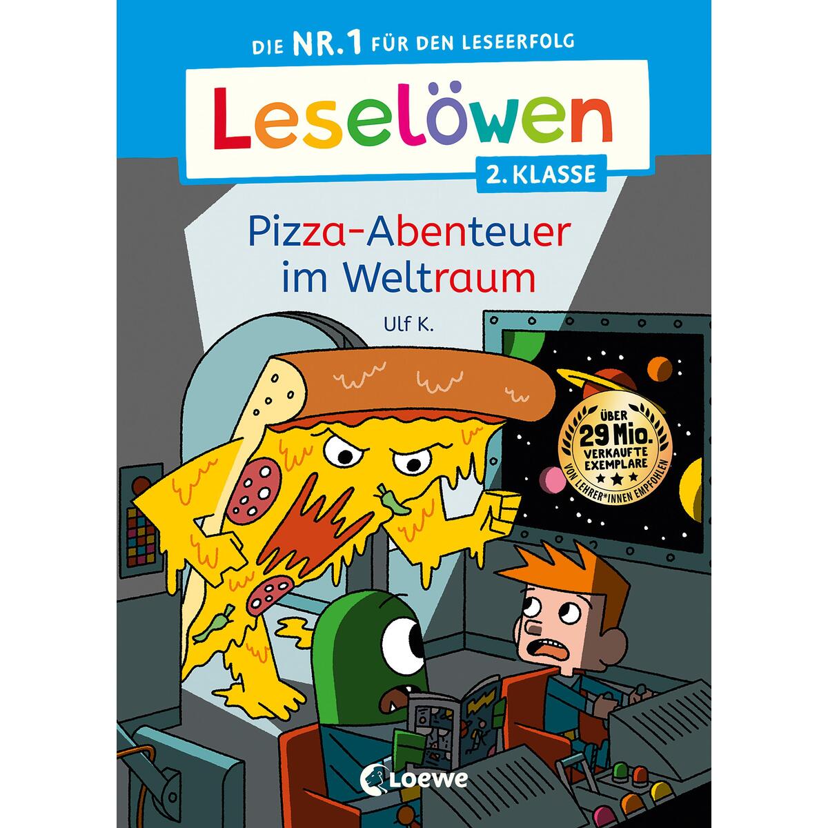 Leselöwen 2. Klasse - Pizza-Abenteuer im Weltraum von Loewe Verlag GmbH