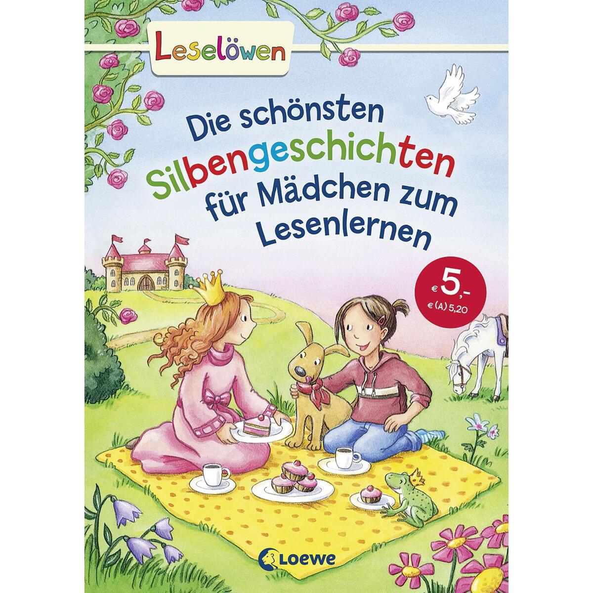 Leselöwen - Das Original: Die schönsten Silbengeschichten für Mädchen zum Lesenl... von Loewe Verlag GmbH
