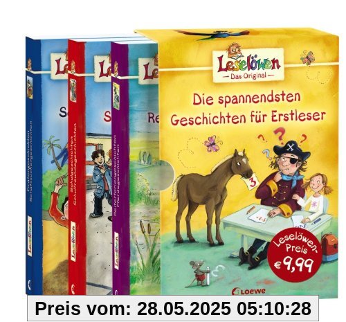 Leselöwen - Die spannendsten Geschichten für Erstleser: Piratengeschichten/Schatzsuchergeschichten, Pferdegeschichten/Reiterferiengeschichten, Schulgeschichten/Schulfreundegeschichten