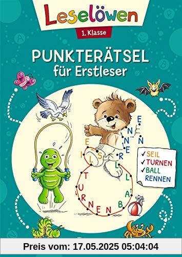 Leselöwen Punkterätsel für Erstleser - 1. Klasse (Petrol) (Leselöwen Rätselwelt)