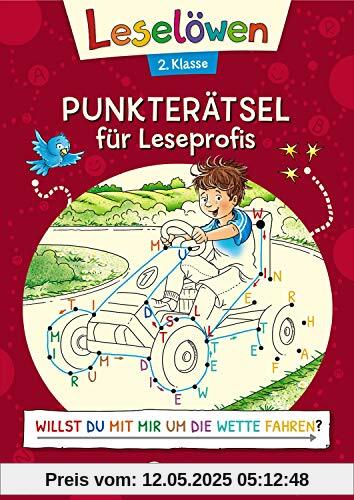 Leselöwen Punkterätsel für Leseprofis - 2. Klasse (Rot) (Leselöwen Rätselwelt)