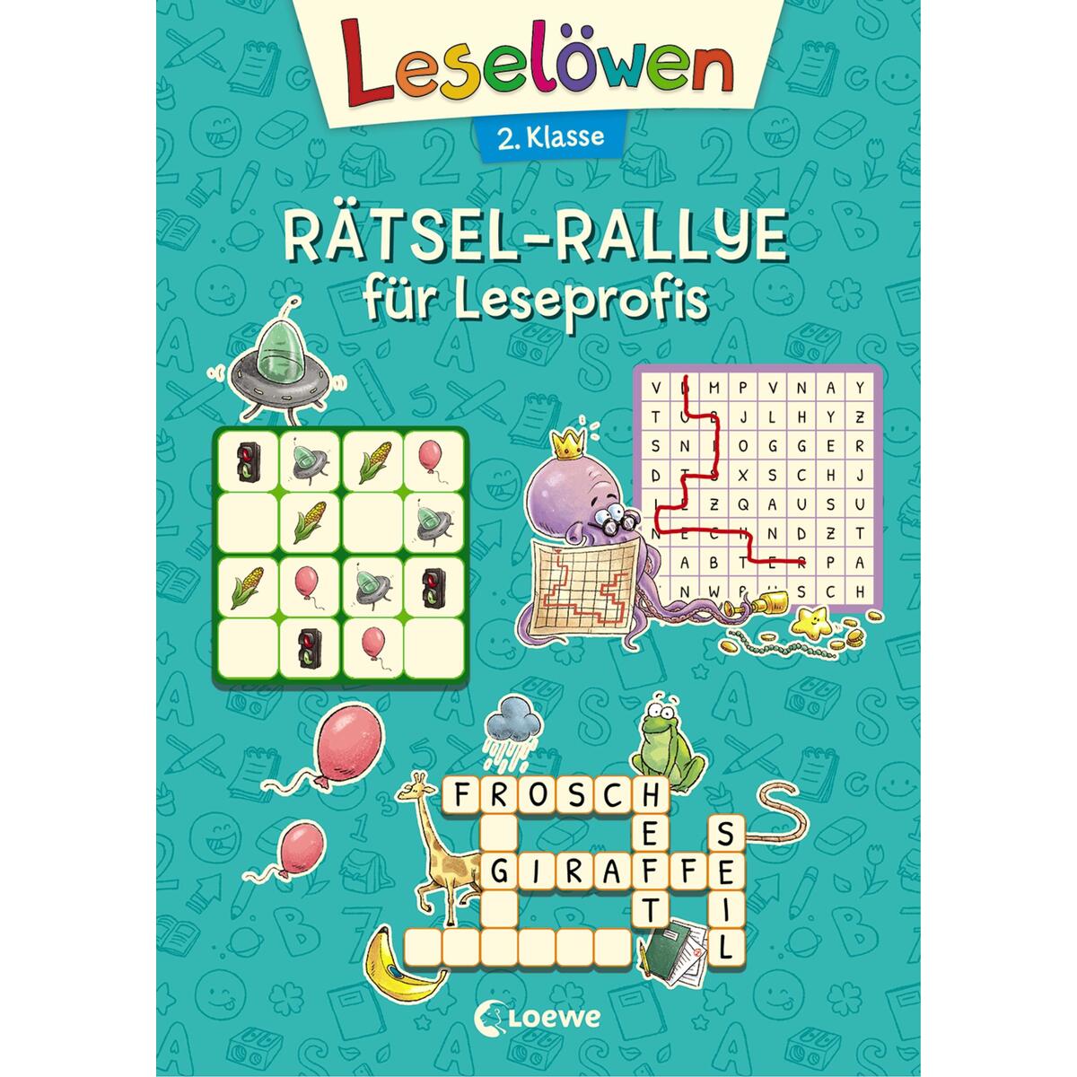 Leselöwen Rätsel-Rallye für Leseprofis - 2. Klasse (Türkis) von Loewe Verlag GmbH