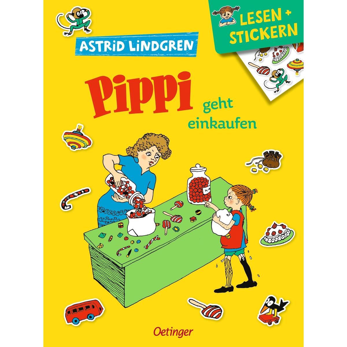 Lesen + Stickern. Pippi geht einkaufen Lesen + Stickern. Pippi geht einkaufen von Oetinger