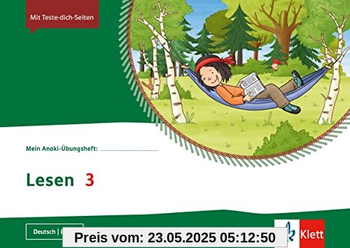 Lesen 3: Übungsheft Klasse 3 (Mein Anoki-Übungsheft)