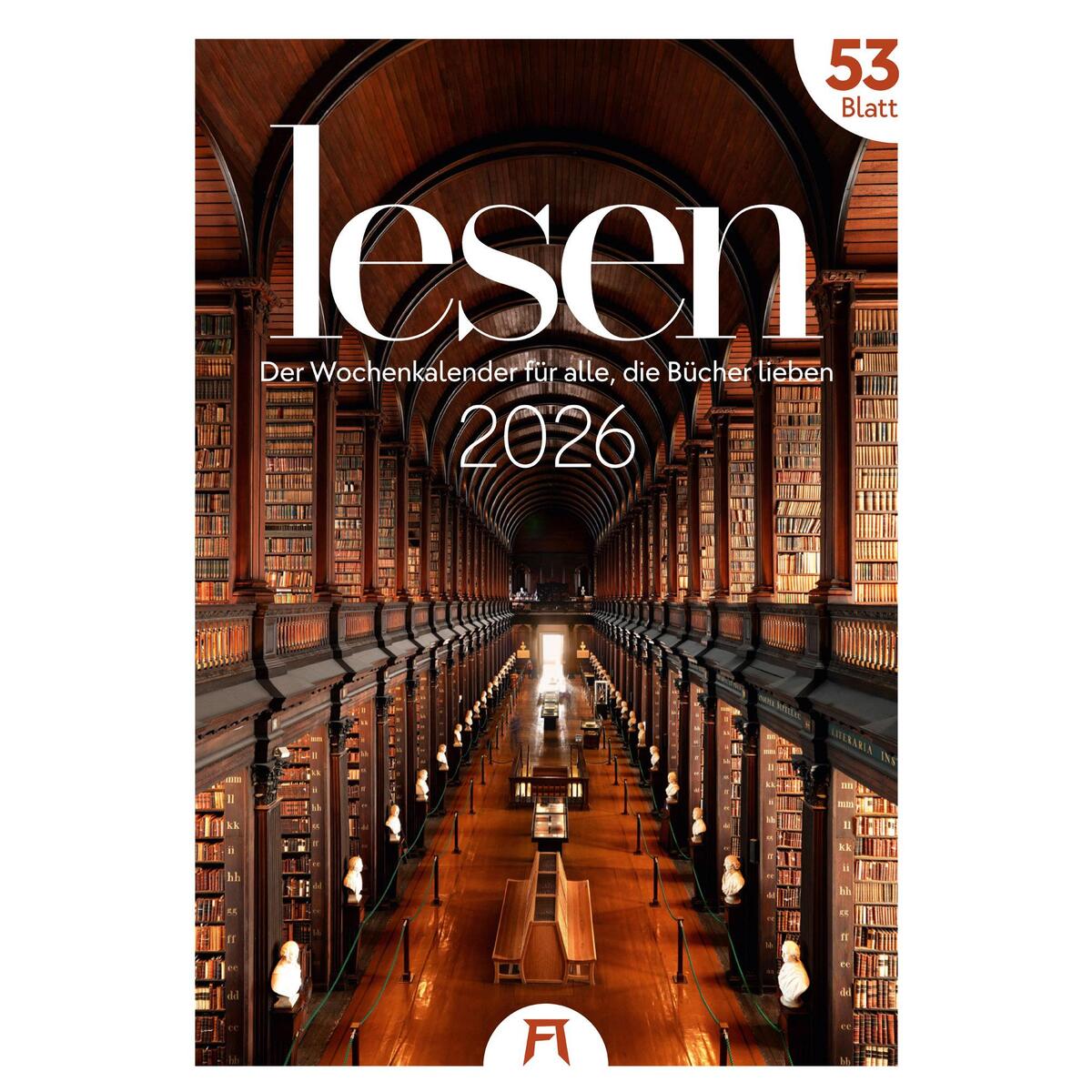 Lesen Wochenkalender 2026 von Ackermann Kunstverlag