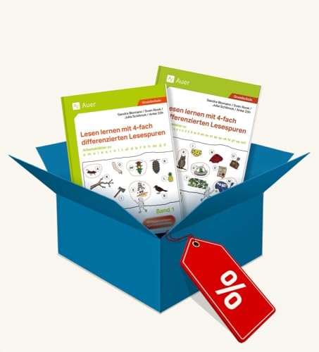 Paket: Lesen lernen mit 4-fach differenzierten Lesespuren: (1. bis 4. Klasse) von Auer Verlag in der AAP Lehrerwelt GmbH