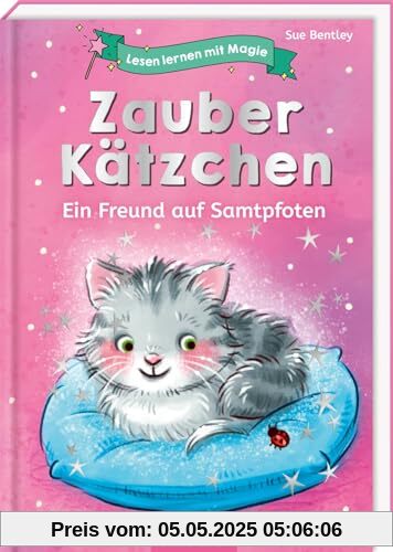 Lesen lernen mit Magie: Zauberkätzchen: Ein Freund auf Samtpfoten | Zauberhafte Geschichte zum Lesenlernen | ab 6 Jahren
