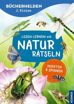 Lesen lernen mit Naturrätseln, Bücherhelden 2. Klasse, Insekten & Spinnen von Kosmos (Franckh-Kosmos)