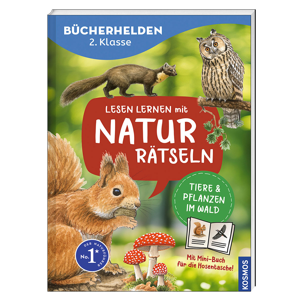 Lesen lernen mit Naturrätseln, Bücherhelden 2. Klasse, Tiere und Pflanzen im Wal... von Franckh-Kosmos