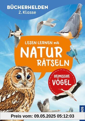 Lesen lernen mit Naturrätseln, Bücherhelden 2. Klasse, heimische Vögel: Abwechslungsreiche Naturrätsel für Leseanfänger - lesen, schreiben, rätseln, wissen! Lesen lernen mit Naturrätseln, Bücherhelden 2. Klasse, heimische Vögel: Abwechslungsreiche Naturrätsel für Leseanfänger - lesen, schreiben, rätseln, wissen!