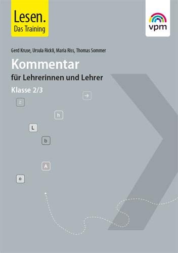 Lesen. Das Training 2/3: Kommentar für Lehrende mit Audio-CD Klasse 2/3 (Lesen. Das Training. Ausgabe ab 2006) von Verlag f.pdag.Medien