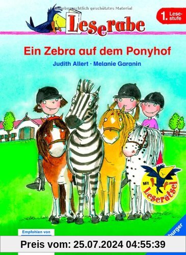 Leserabe - 1. Lesestufe: Ein Zebra auf dem Ponyhof