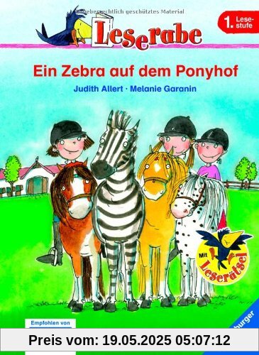 Leserabe - 1. Lesestufe: Ein Zebra auf dem Ponyhof