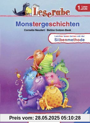 Leserabe - Monstergeschichten: Band 12, Lesestufe 1