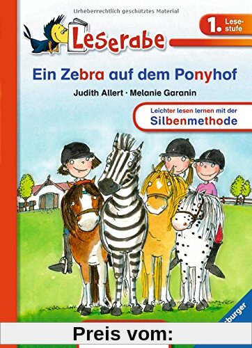 Leserabe mit Mildenberger Silbenmethode: Ein Zebra auf dem Ponyhof