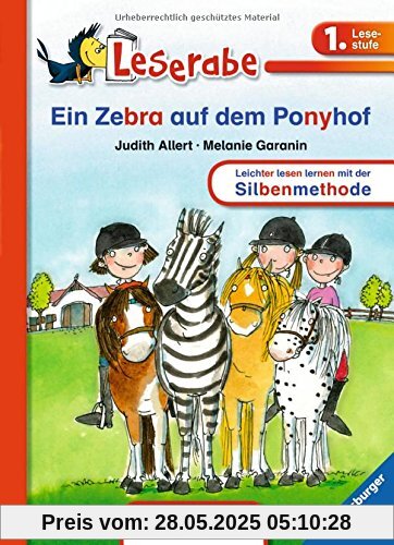 Leserabe mit Mildenberger Silbenmethode: Ein Zebra auf dem Ponyhof Leserabe mit Mildenberger Silbenmethode: Ein Zebra auf dem Ponyhof