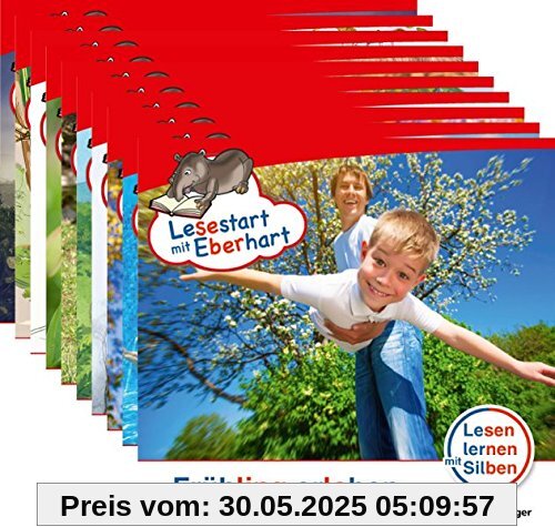 Lesestart mit Eberhart: Komplettbezug Heft 21 bis 30: Themenhefte für Erstleser, Lesestufe 3