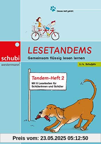 Lesetandems - Gemeinsam flüssig lesen lernen: Tandem-Heft 2 (3./4. Schuljahr)