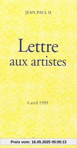 Lettre aux artistes