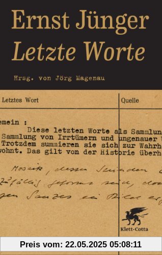 Letzte Worte Letzte Worte
