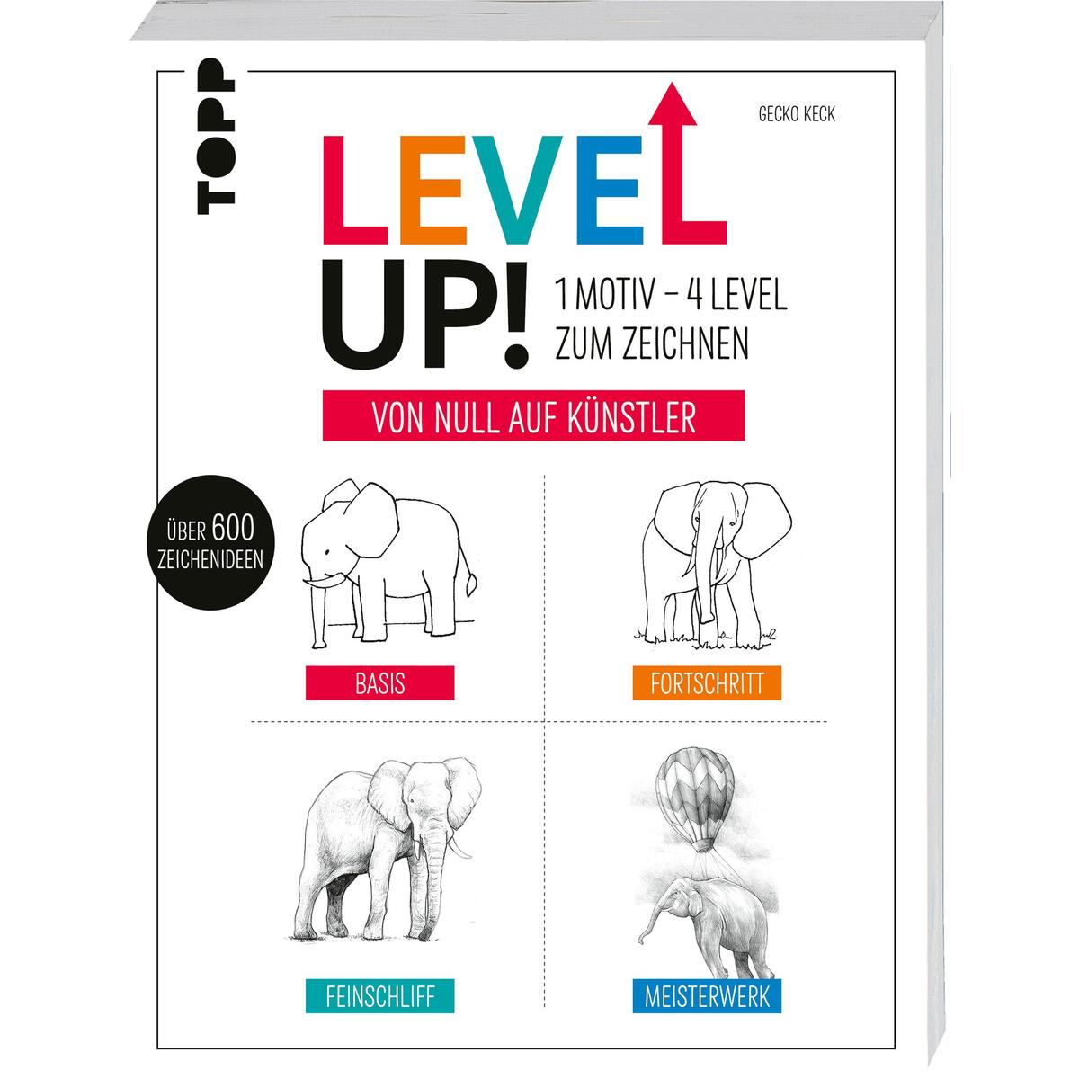 Level up! 1 Motiv - 4 Level zum Zeichnen Level up! 1 Motiv - 4 Level zum Zeichnen von Frech Verlag GmbH