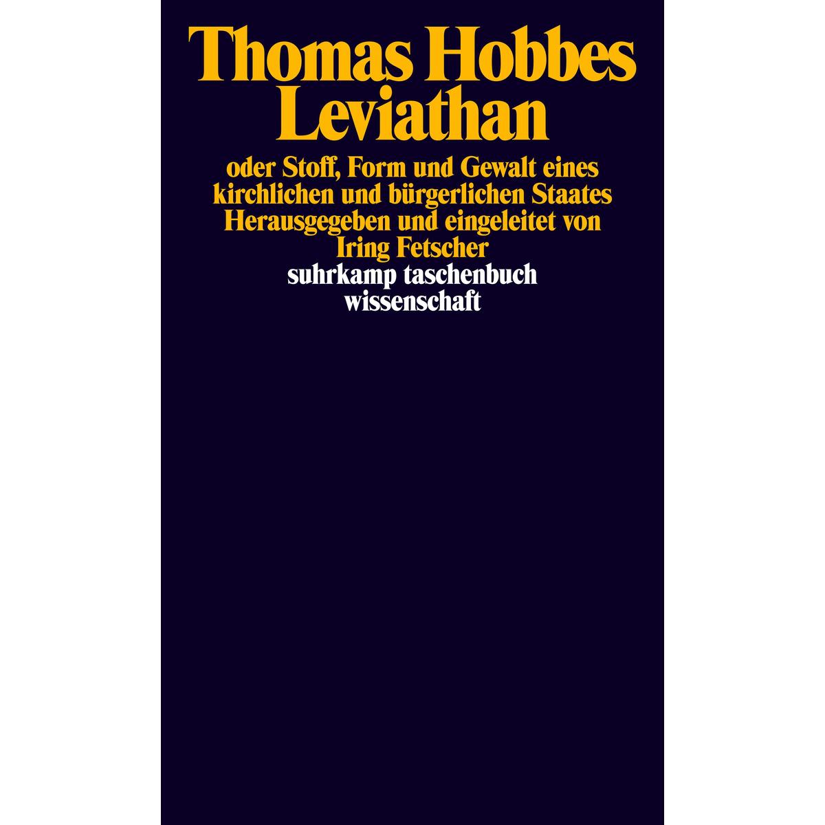 Leviathan Leviathan von Suhrkamp Verlag