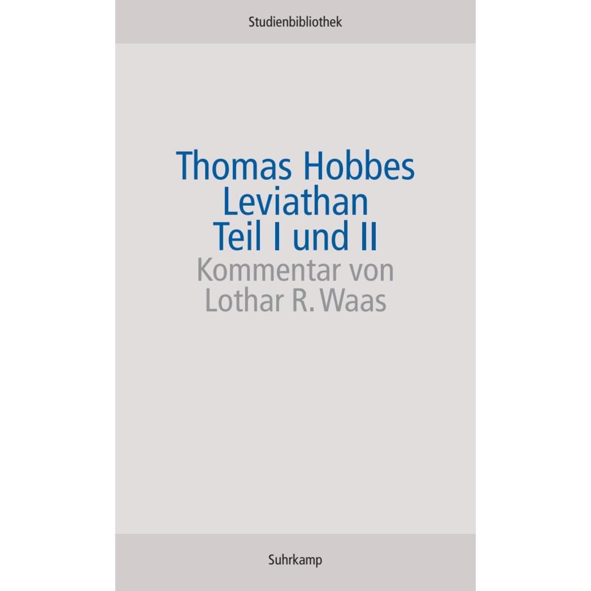 Leviathan Leviathan von Suhrkamp Verlag