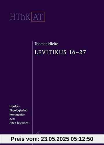 Levitikus: Zweiter Teilband: 16-27