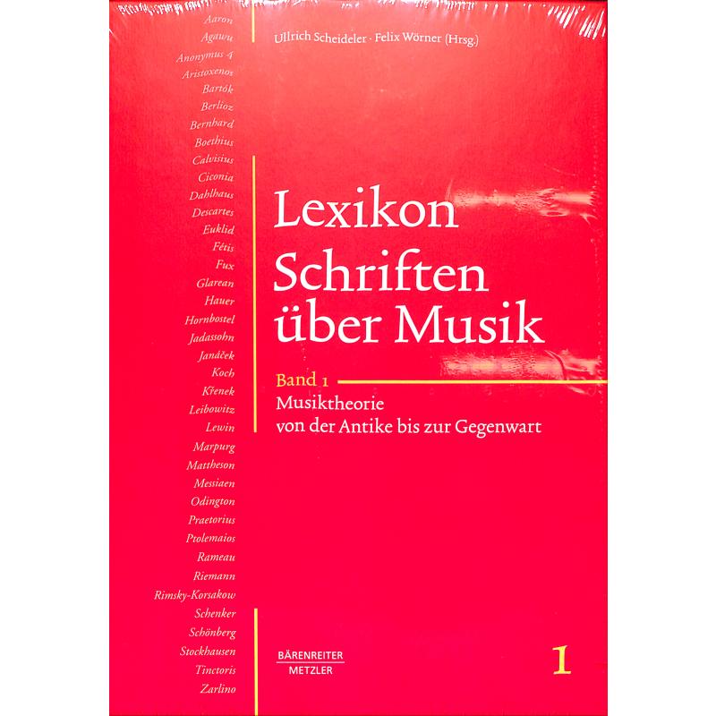 Lexikon Schriften über Musik 1