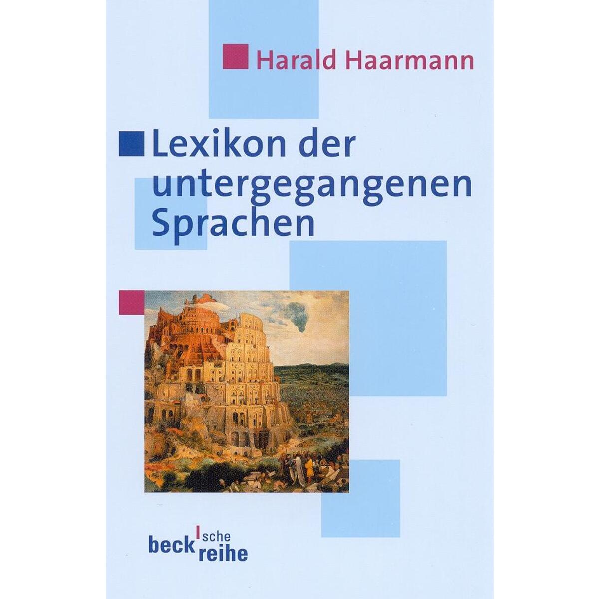 Lexikon der untergegangenen Sprachen von C.H. Beck
