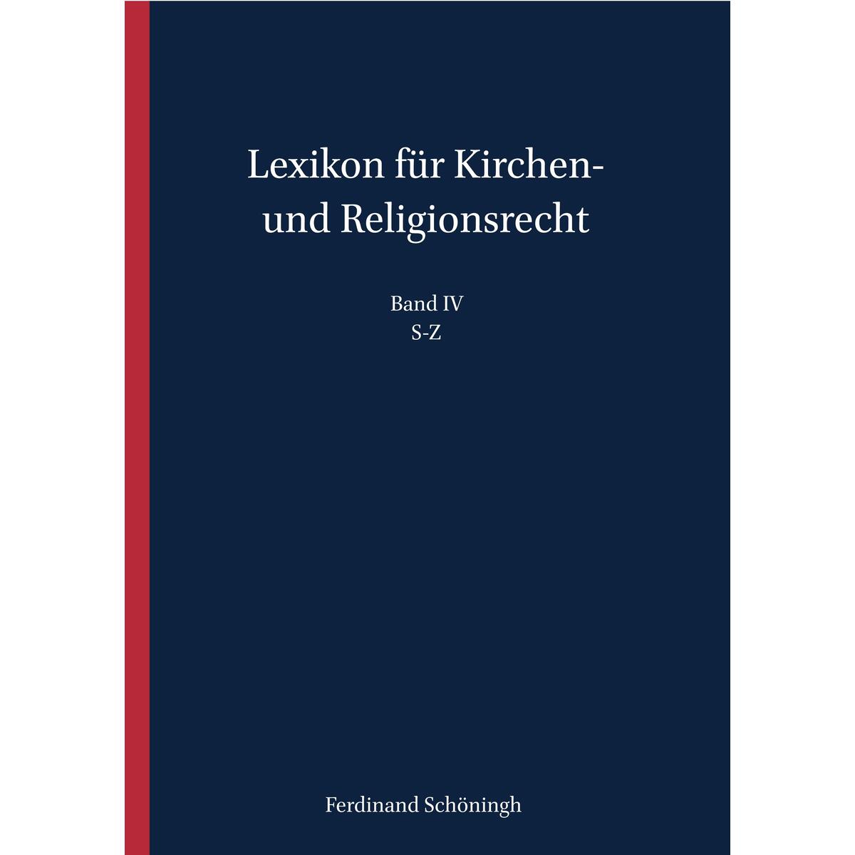 Lexikon für Kirchen- und Religionsrecht von Brill I  Schoeningh