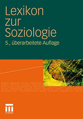 Lexikon zur Soziologie von VS Verlag für Sozialwissenschaften