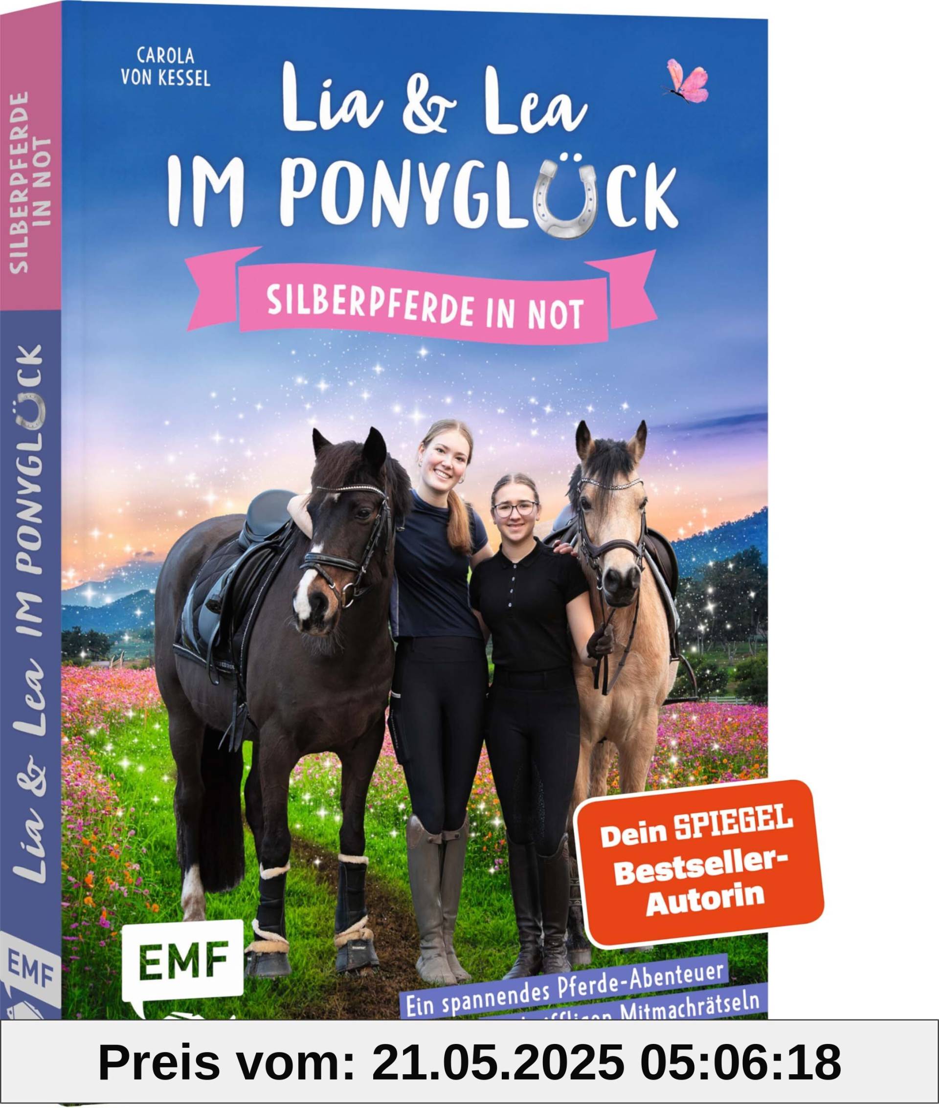 Lia und Lea im Ponyglück – Silberpferde in Not: Das zweite spannende Pferde-Abenteuer mit kniffligen Mitmachrätseln – von den Social-Media-Stars Lia und Lea Lia und Lea im Ponyglück – Silberpferde in Not: Das zweite spannende Pferde-Abenteuer mit kniffligen Mitmachrätseln – von den Social-Media-Stars Lia und Lea