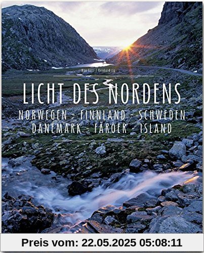 Licht des Nordens - Norwegen • Finnland • Schweden • Dänemark • Färöer • Island: Ein Premium***XL-Bildband in stabilem Schmuckschuber mit 224 Seiten und über 330 Abbildungen - STÜRTZ Verlag