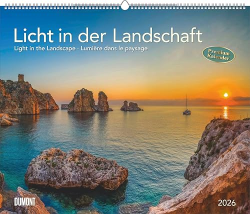 Licht in der Landschaft 2026 – Wandkalender 60,0 x 50,0 cm – Spiralbindung: Light in the Landscape · Lumière dans le paysage von DUMONT