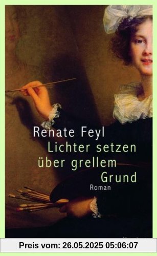 Lichter setzen über grellem Grund