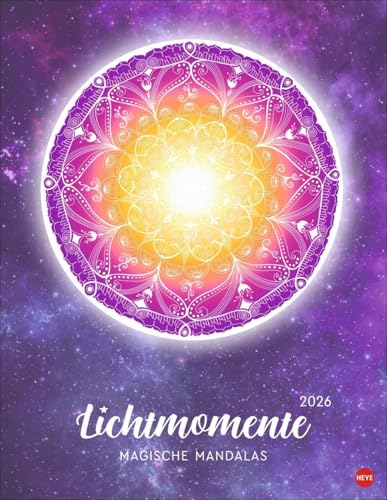 Lichtmomente Posterkalender 2026 - Magische Mandalas: Farbenfroher Wandkalender im Format 34 x 44 cm für inspirierende Augenblicke und Gelassenheit im Alltag. Achtsamkeits-Kalender Lichtmomente Posterkalender 2026 - Magische Mandalas: Farbenfroher Wandkalender im Format 34 x 44 cm für inspirierende Augenblicke und Gelassenheit im Alltag. Achtsamkeits-Kalender von Heye