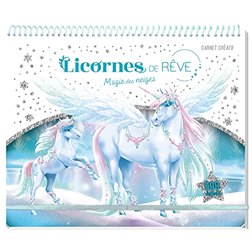 Licornes de rêve - Carnet créatif - Magie des neiges von PLAY BAC