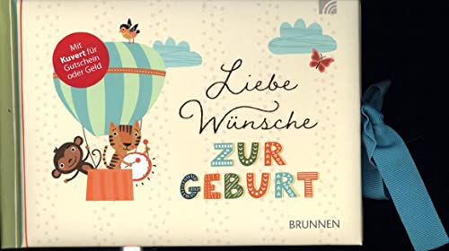 Liebe Wünsche zur Geburt: Mit Kuvert für einen Geldbetrag