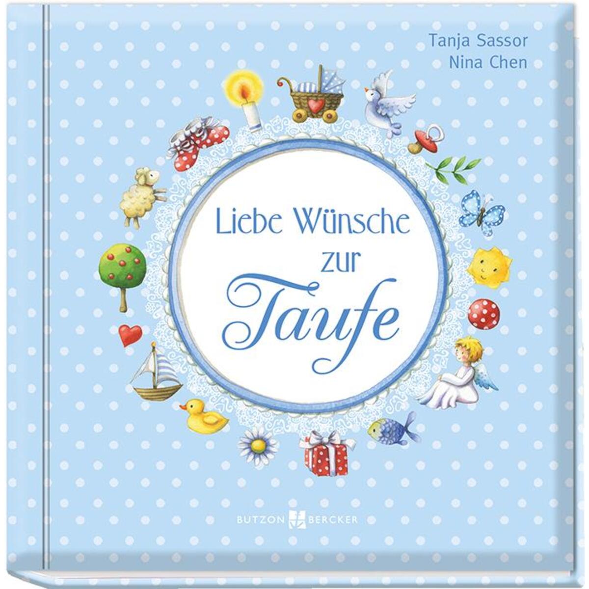 Liebe Wünsche zur Taufe (1 Stück) von Butzon und Bercker