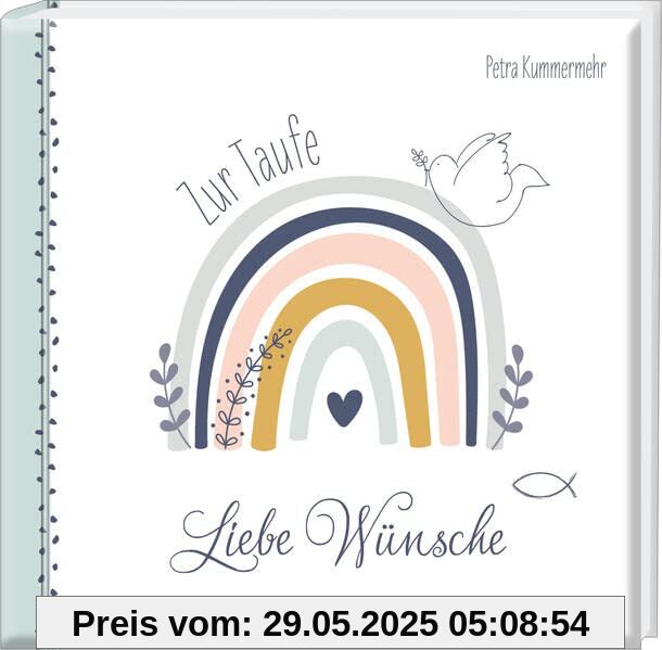 Liebe Wünsche zur Taufe (Taufe 2022 - Regenbogen)