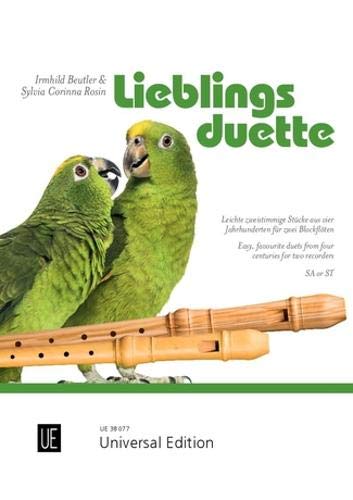 Lieblingsduette: Leichte zweistimmige Stücke aus vier Jahrhunderten. 2 Blockflöten (SA/ST). Spielpartitur. von Universal Edition AG