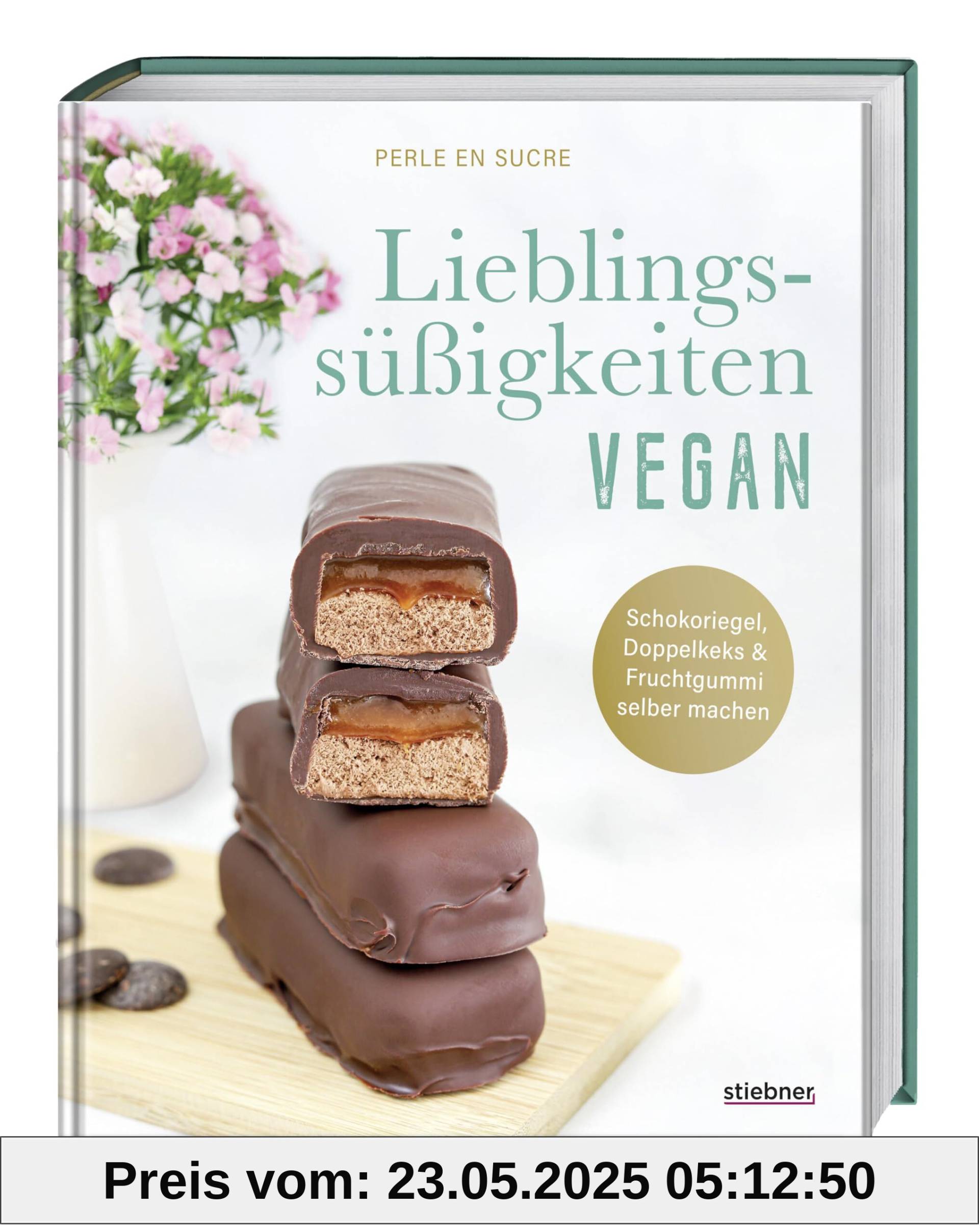 Lieblingssüßigkeiten vegan: Schokoriegel, Doppelkeks & Fruchtgummi selber machen. Das Rezeptbuch für vegane Süßigkeiten wie Riegel, Kekse & weitere leckere Lieblings-Snacks von früher und heute