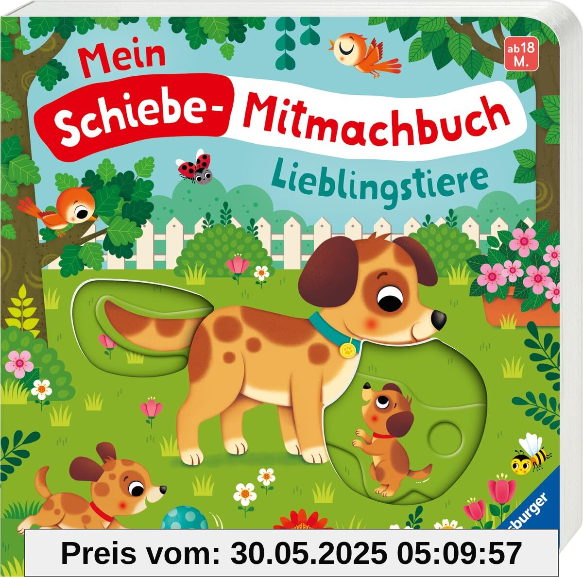 Lieblingstiere: Spielbuch mit spannenden Schiebe-Elementen zum Bewegen und Entdecken - für Kleinkinder ab 18 Monaten