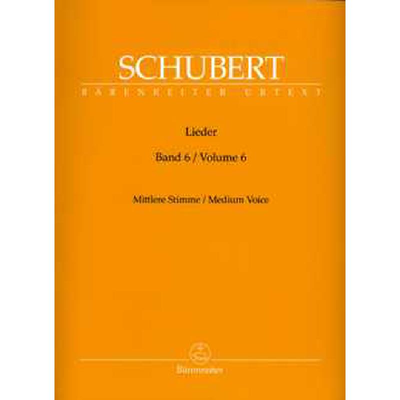 Lieder 6 Lieder 6