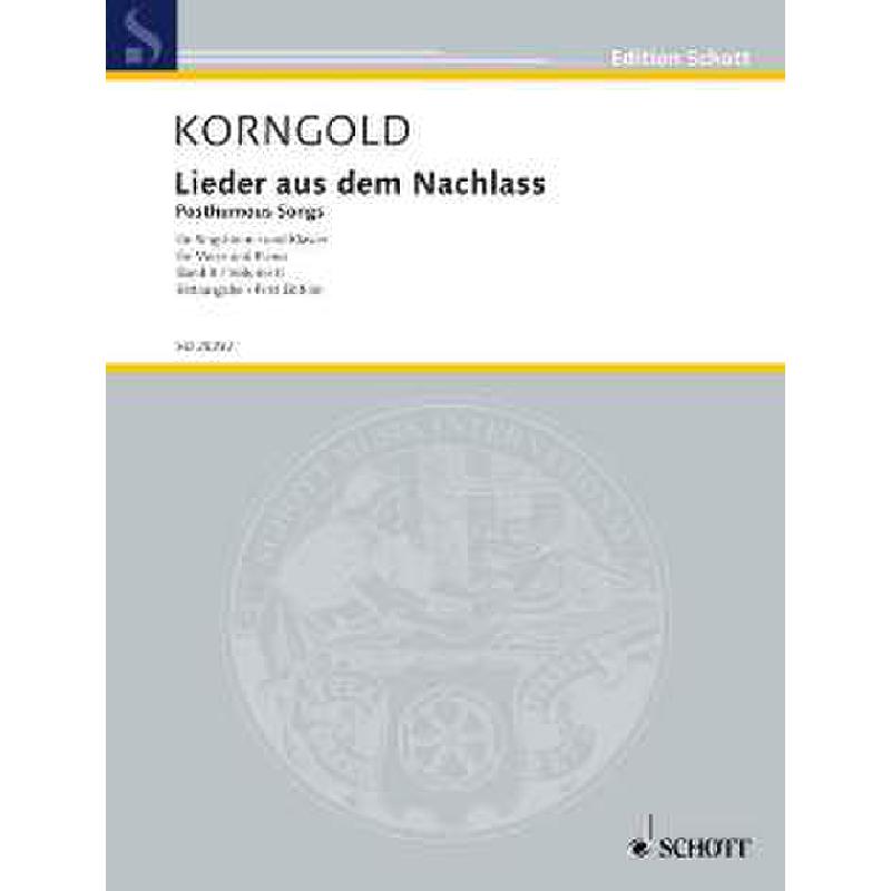 Lieder aus dem Nachlass 2