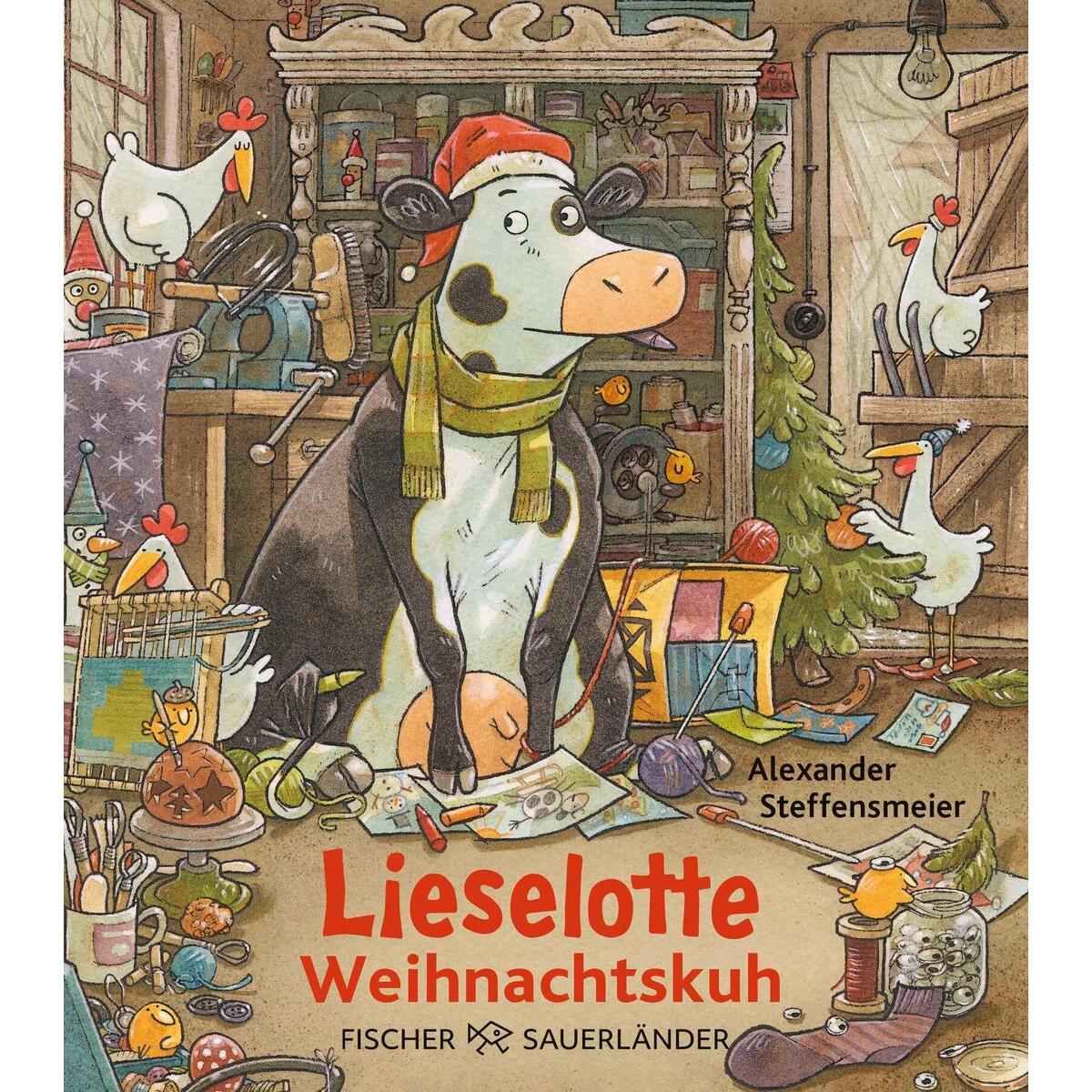 Lieselotte Weihnachtskuh Mini von FISCHER Sauerländer