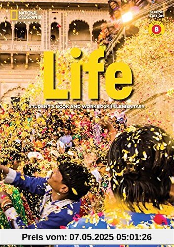 Life - Second Edition: A1.2/A2.1: Elementary - Student's Book and Workbook (Combo Split Edition B) + Audio-CD + App: Unit 7-12